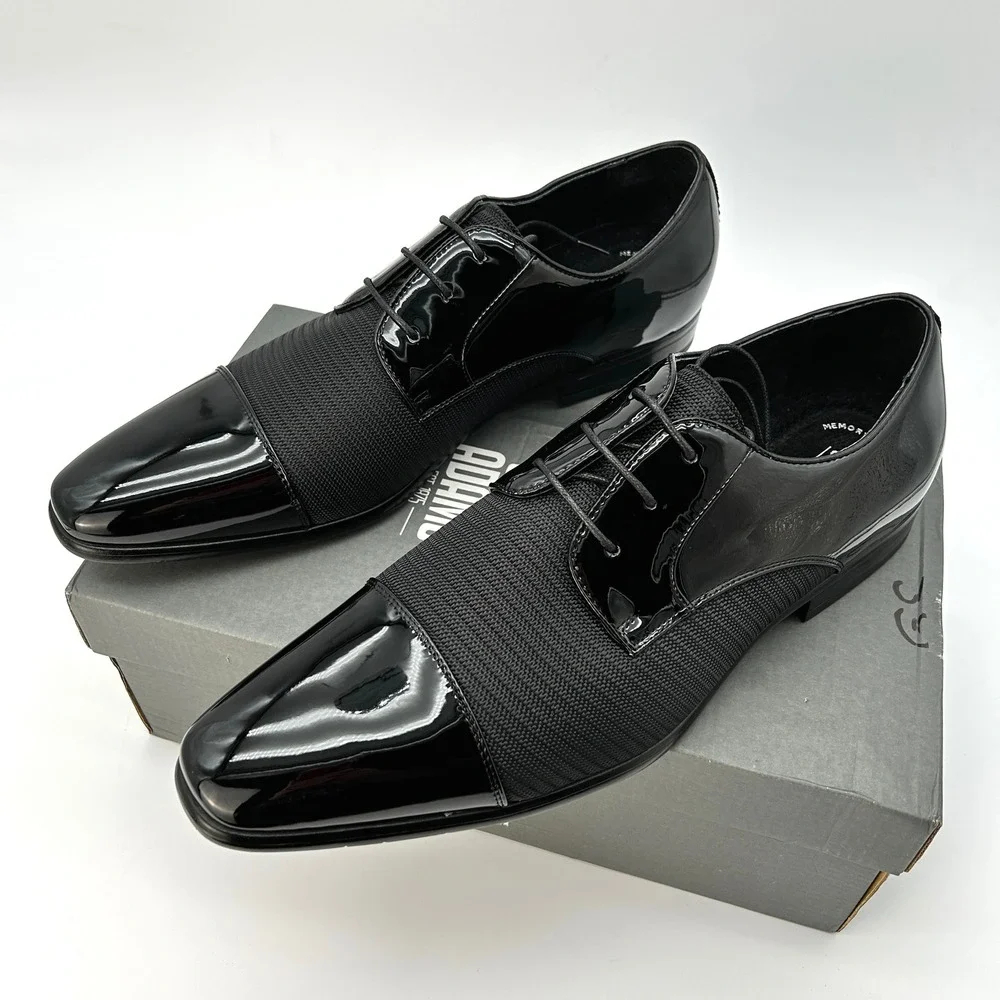 Stacy Adams Pharaoh Cap Toe Oxford‎ Size 15 Mens Dress Shoes Black Formal NEW